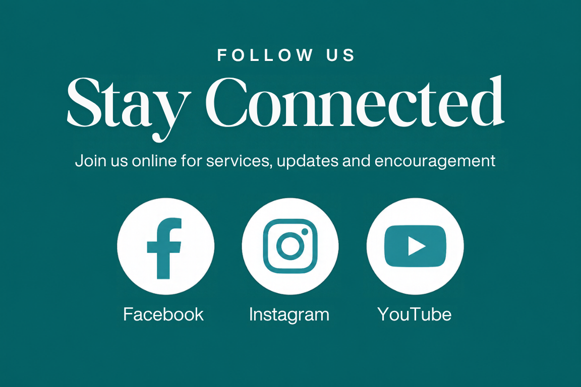 Follow Smyrna Baptist Church on Facebook, Instagram and YouTube
